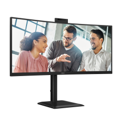AOC CU34E4CW 34" VA 3440 x 1440 UltraWide Monitor - Experience Stunning Clarity & Immersive Visuals with HDMI & DisplayPort Conn